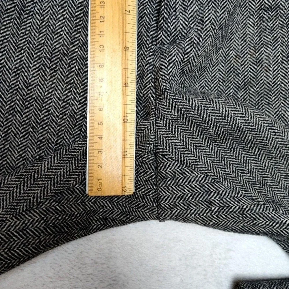 Banana Republic Pants Mens 33x32 Gray Herringbone Tweed Wool Lined Dress Slacks